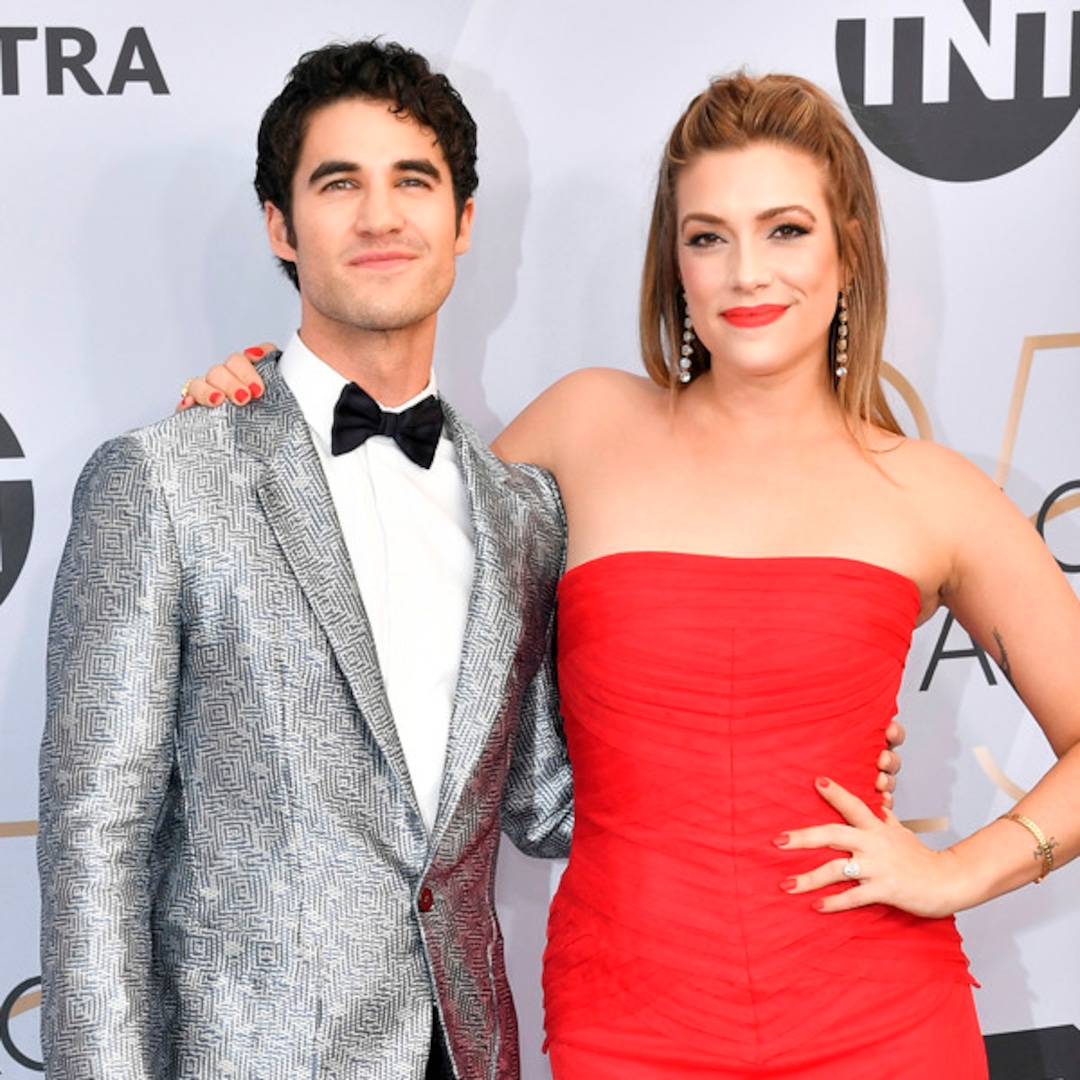 Darren Criss and His Wife Mia Dress Up to Celebrate His New Show E